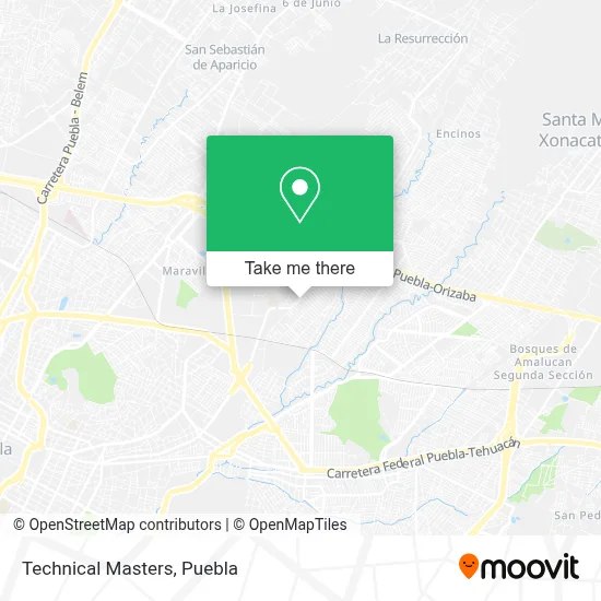 Technical Masters map