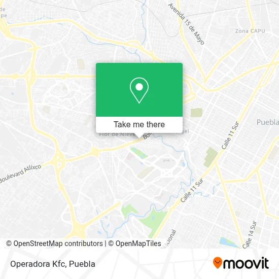 Operadora Kfc map