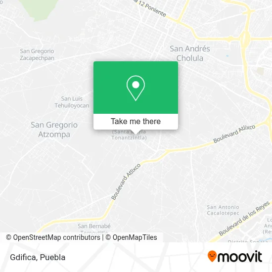 Gdifica map