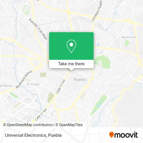 Universal Electronics map