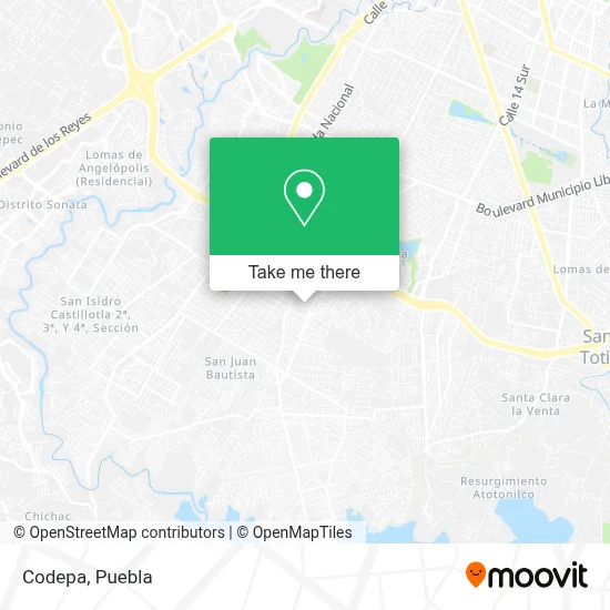 Codepa map