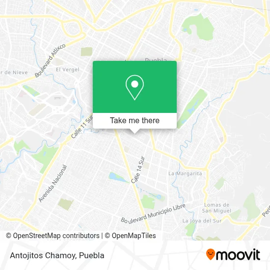 Antojitos Chamoy map
