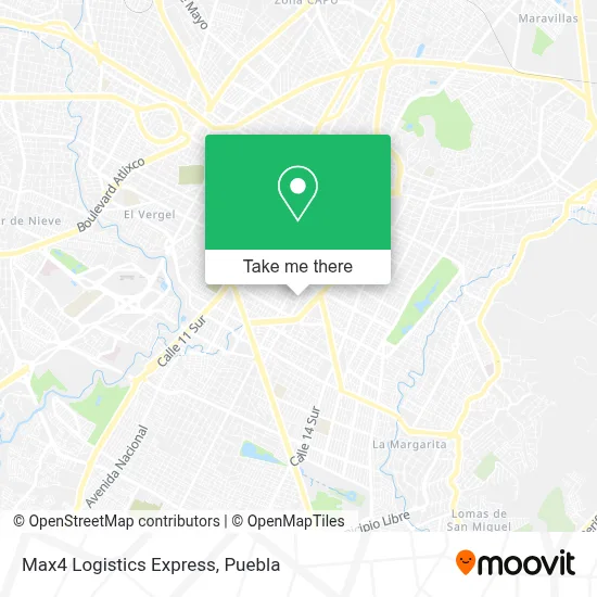 Max4 Logistics Express map