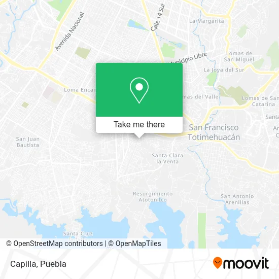 Capilla map