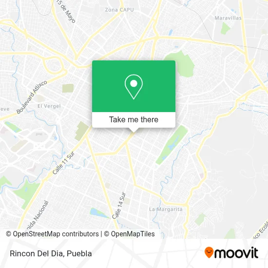 Rincon Del Dia map