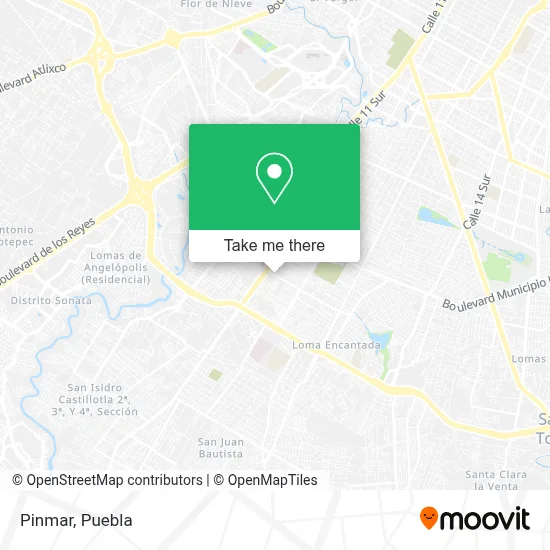 Pinmar map