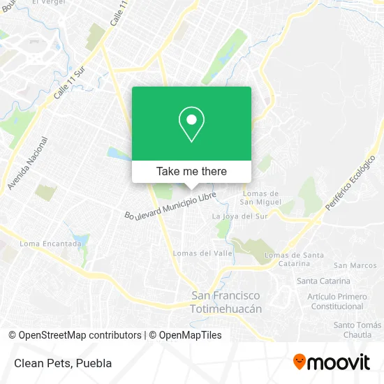 Clean Pets map