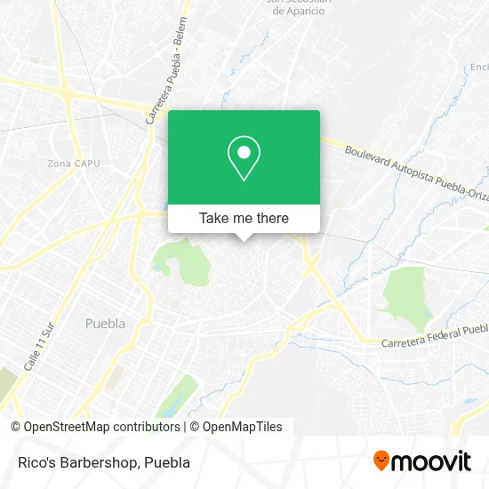 Rico's Barbershop map