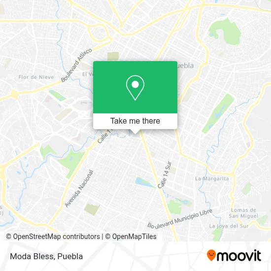 Moda Bless map