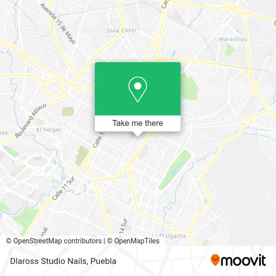 Dlaross Studio Nails map