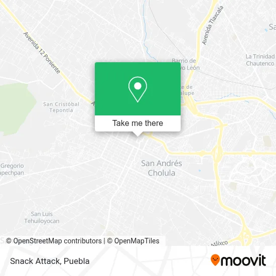 Snack Attack map