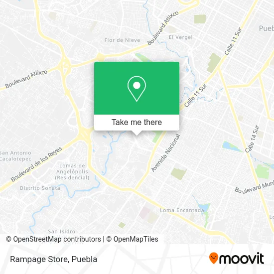 Rampage Store map