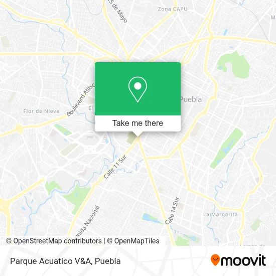 Parque Acuatico V&A map