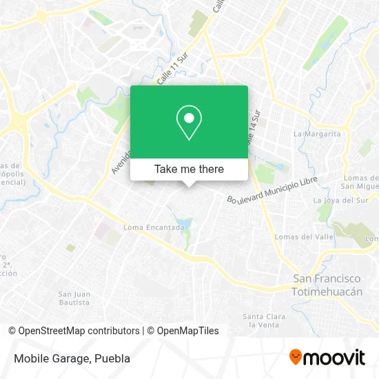 Mobile Garage map