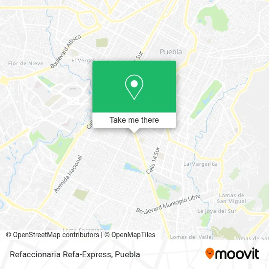Refaccionaria Refa-Express map