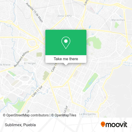 Sublimex map