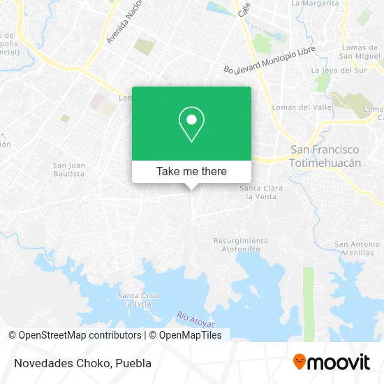 Novedades Choko map