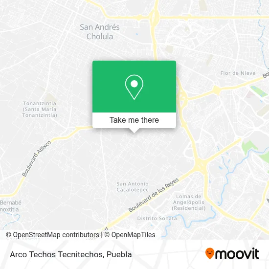 Arco Techos Tecnitechos map