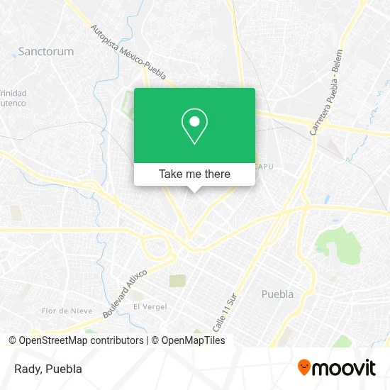 Rady map