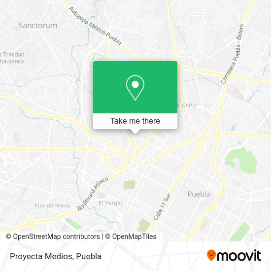 Proyecta Medios map