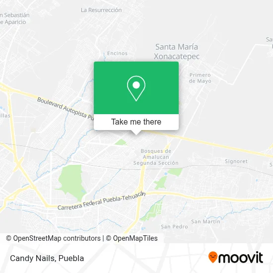Candy Nails map