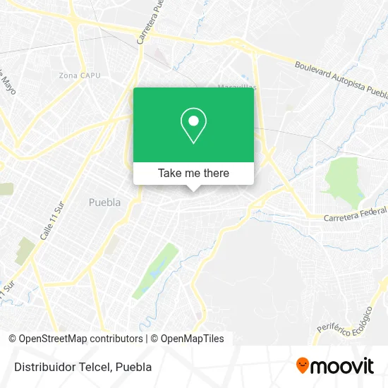 Distribuidor Telcel map