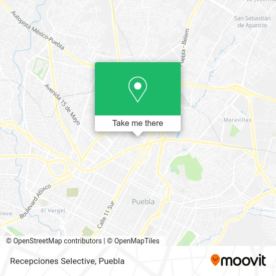 Recepciones Selective map
