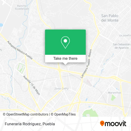 Funeraria Rodriguez map