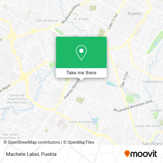 Machete Label map