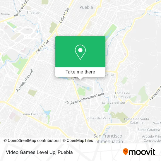 Video Games Level Up map