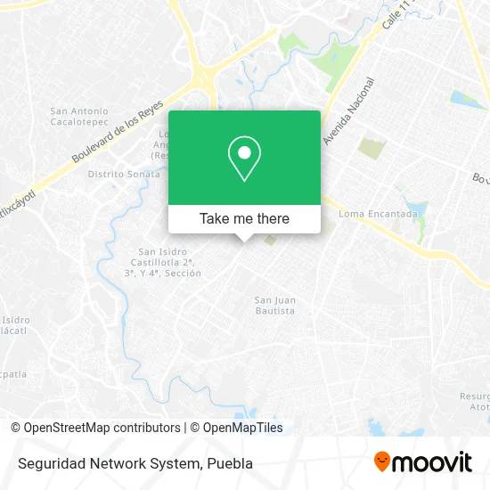 Seguridad Network System map