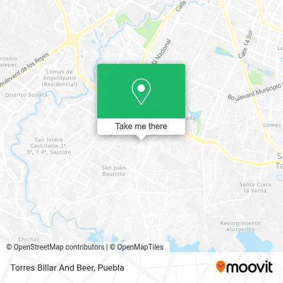 Torres Billar And Beer map