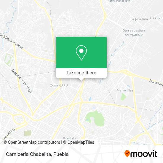 Carnicería Chabelita map