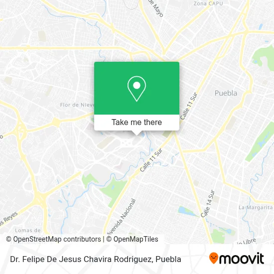 Dr. Felipe De Jesus Chavira Rodriguez map