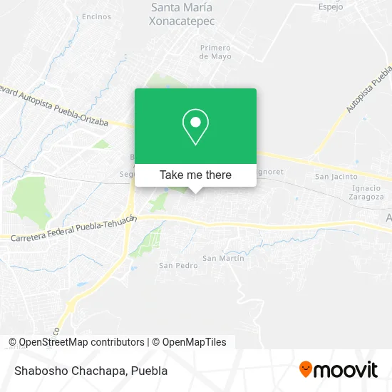 Shabosho Chachapa map