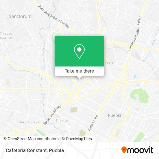 Cafetería Constant map
