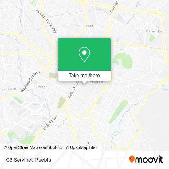 G3 Servinet map