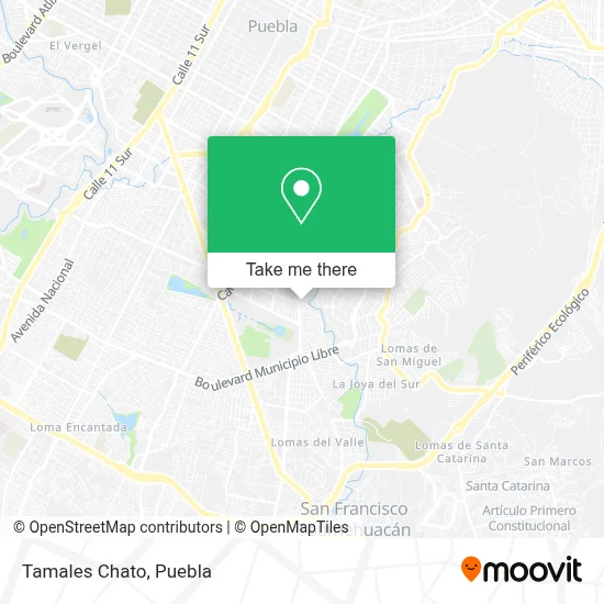 Tamales Chato map