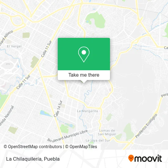 La Chilaquilería map