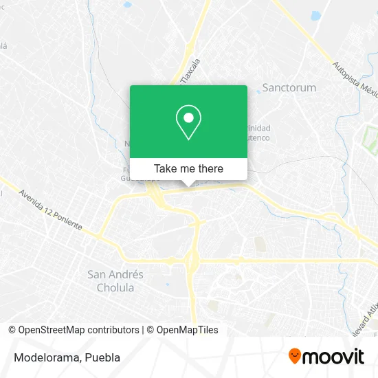 Modelorama map