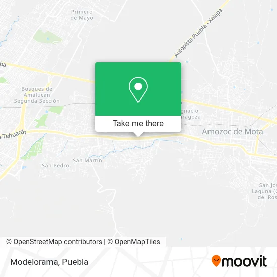 Modelorama map