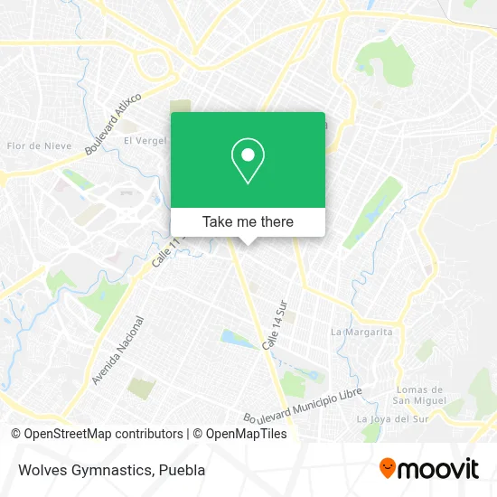 Wolves Gymnastics map