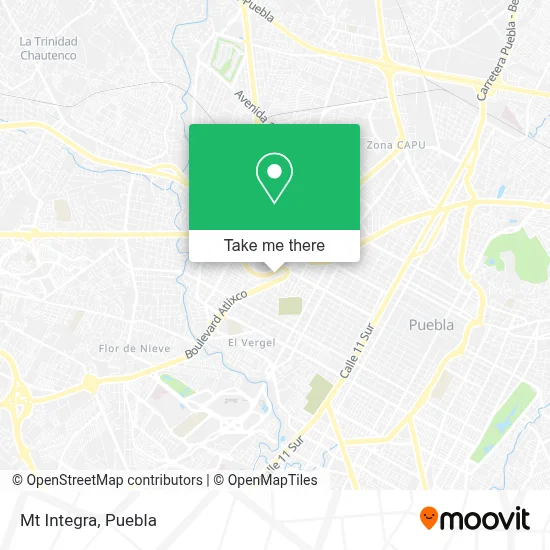 Mt Integra map