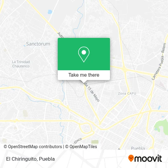 El Chiringuito map