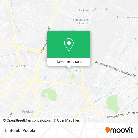 Linfolab map