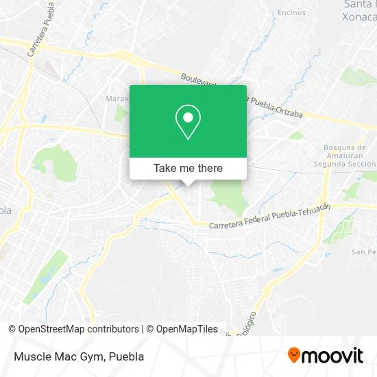 Muscle Mac Gym map