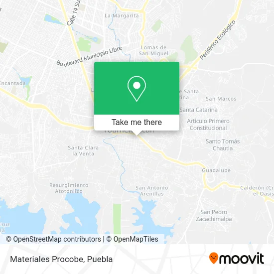 Materiales Procobe map