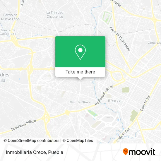 Inmobiliaria Crece map
