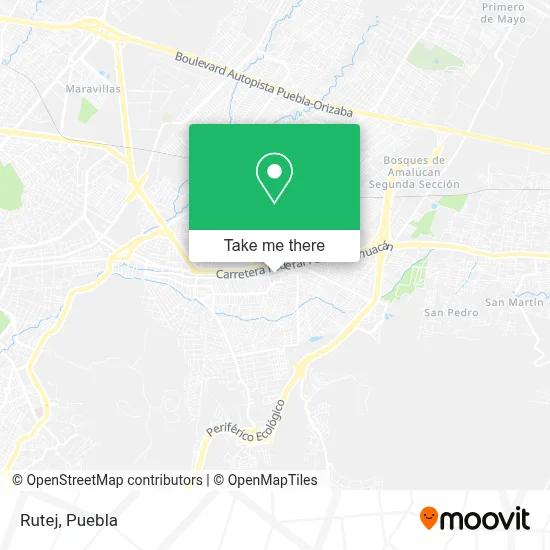 Rutej map