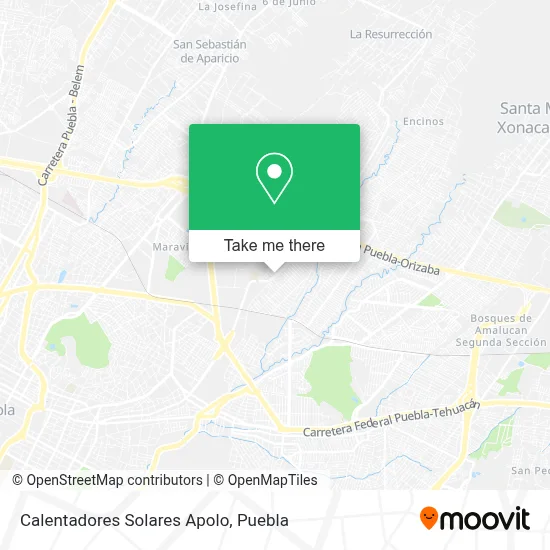 Calentadores Solares Apolo map